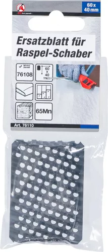 BGS DIY Cserepenge a 76108-es kézi gipszkarton gyaluhoz | 60 x 40 mm (76110)