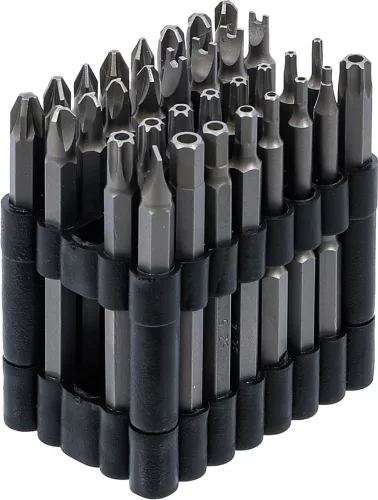 BGS technic Biztonsági bitkészlet speciális csavarokhoz, 1/4", 75 mm, 32 részes (BGS 762)