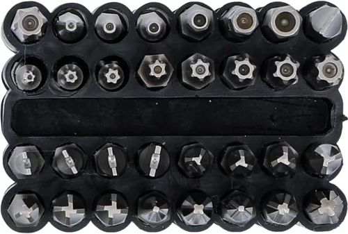 BGS technic Biztonsági bitkészlet speciális csavarokhoz, 1/4", 75 mm, 32 részes (BGS 762)