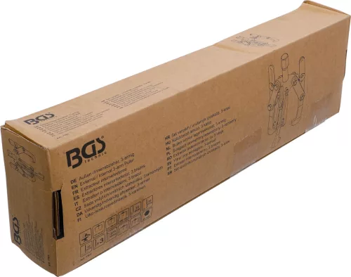 BGS technic Csapágylehúzó, három karos, átfordítható karral, 400 mm (BGS 7701)