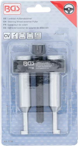 BGS technic Kormánykerék lehúzó, kiterjesztése 33mm,50mm (BGS 7739)