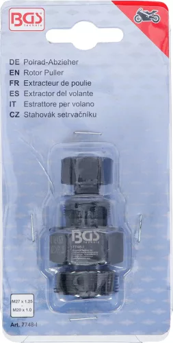BGS technic Lehúzófej | M27 x 1,25 - M20 x 1,0 | a BGS 7748 motorkerékpár féktárcsa lehúzó készlethez (BGS 7748-I)