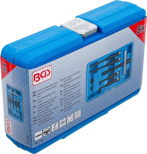 BGS technic 8 részes kormánykerék lehúzó készlet, 87+153mm (BGS 7752)