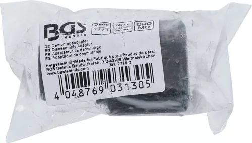 BGS technic Injektor kiszerelő adapter, M20xM20x49 mm (BGS 7771-3)