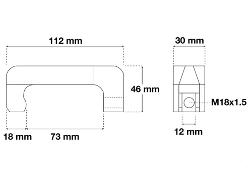BGS technic Injektor kihúzó horog, 12mm (BGS 7777-1)