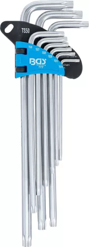 BGS technic 9 részes biztonsági Torx (fúrt) kulcs készlet (BGS 777)