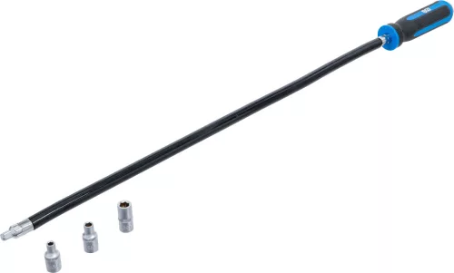 BGS technic Tömlőbilincs-csavarhúzó készlet 1/4” meghajtással, 4–7 mm, 500 mm, 4 részes (BGS 7824)