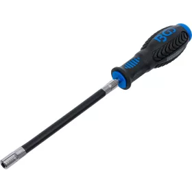   BGS technic Csavarhúzó flexibilis szárral tömlőbilincsekhez, 6 mm, 280 mm (BGS 7826)