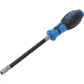   BGS technic Bitcsavarhúzó flexibilis szárral, 1/4”, 260 mm, mágneses bittartóval (BGS 7829)
