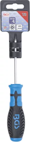 BGS technic Biztonsági Torx (fúrt) csavarhúzó, T8 (BGS 7849-T8)