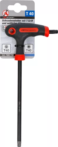 BGS DIY T-fogós Torx kulcs, T40, 220mm hosszú (BGS 7880-T40)