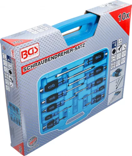 BGS technic Csavarhúzó készlet, 10 darabos (BGS 7897)