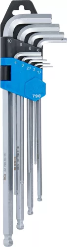 BGS technic 9 részes Imbuszkulcs készlet, extra hosszú 1,5-10mm (BGS 790)