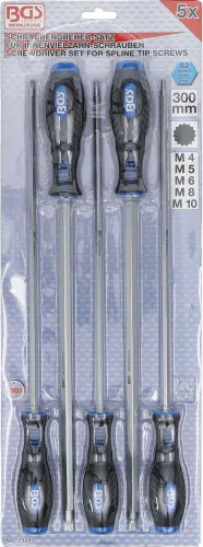 BGS technic 5 részes speciális csavarhúzó készlet M4-M10 (BGS 7924)