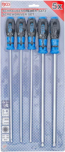 BGS technic 5 részes speciális csavarhúzó készlet M4-M10 (BGS 7924)