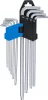 BGS technic Torx hajlítottkulcs készlet, extra hosszú, T10–T50, 9 részes (BGS 793)