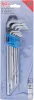 BGS technic Torx hajlítottkulcs készlet, extra hosszú, T10–T50, 9 részes (BGS 793)