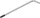 BGS technic Torx kulcs, L alakú extra hosszú, fúrt T20 (BGS 794-T20)