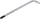 BGS technic Torx kulcs, L alakú extra hosszú, fúrt T40 (BGS 794-T40)