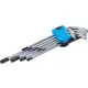 BGS technic 9 részes biztonsági Torx kulcs készlet, fúrt, T10-T50 (BGS 794)