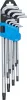 BGS technic 9 részes biztonsági Torx kulcs készlet, fúrt, T10-T50 (BGS 794)