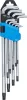 BGS technic 9 részes biztonsági Torx kulcs készlet, fúrt, T10-T50 (BGS 794)