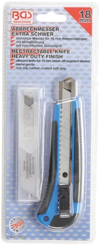 BGS technic Törhető pengés kés 18mm-es, fém vezetős (BGS 7955)