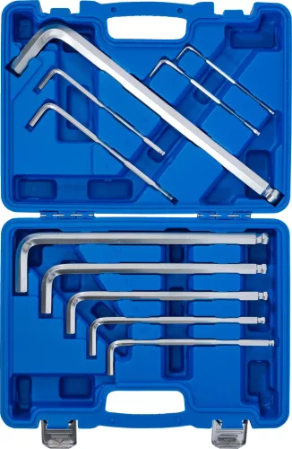 BGS technic 10 részes Imbuszkulcs készlet, extra hosszú 3x130 - 17x340mm (BGS 795)