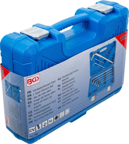 BGS technic 10 részes Imbuszkulcs készlet, extra hosszú 3x130 - 17x340mm (BGS 795)