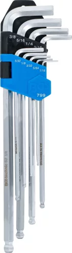 BGS technic 9 részes Imbuszkulcs készlet 1/16"-3/8", Coll (BGS 799)
