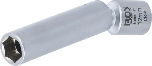 BGS technic Izzó- és gyújtógyertya csuklóbetét | 10 mm (3/8") | 12 mm (80000-12)
