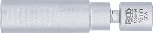 BGS technic Izzó- és gyújtógyertya csuklóbetét | 10 mm (3/8") | 16 mm (80000-16)