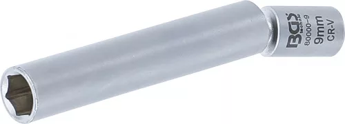BGS technic Izzó- és gyújtógyertya csuklóbetét | 6,3 mm (1/4") | 9 mm (80000-9)