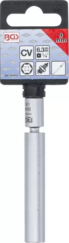 BGS technic Izzó- és gyújtógyertya csuklóbetét | 6,3 mm (1/4") | 9 mm (80000-9)