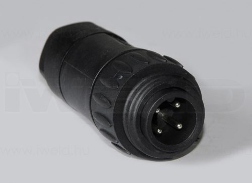 IWELD 4 pólusú vezérlő csatlakozó dugó (fekete, műanyag) (8000101010)