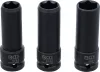 BGS technic Speciális, levegős dugókulcsbetét-készlet, 1/2", 17 / 19 / 21 mm, 3 darabos (80003)