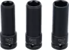 BGS technic Speciális, levegős dugókulcsbetét-készlet, 1/2", 17 / 19 / 21 mm, 3 darabos (80003)
