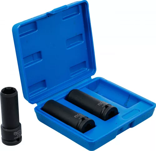 BGS technic Speciális, levegős dugókulcsbetét-készlet, 1/2", 17 / 19 / 21 mm, 3 darabos (80003)