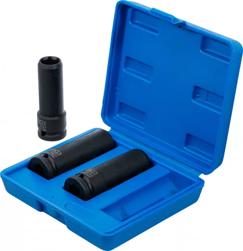 BGS technic Speciális, levegős dugókulcsbetét-készlet, 1/2", 17 / 19 / 21 mm, 3 darabos (80003)