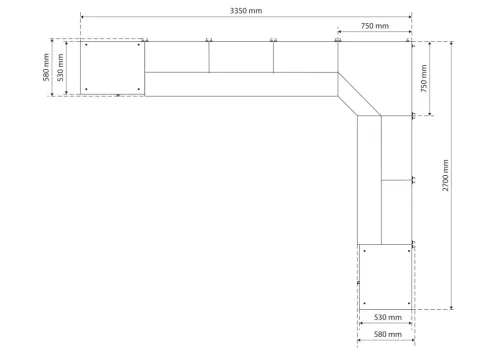 BGS technic Fali egységrendszer | Műhely | Fa | 8 modul (80160)