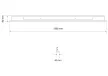 BGS technic Világításvédő burkolat | LED elemekhez | 1300 mm (80215)