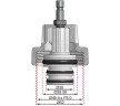 BGS technic #17 adapter: BMW E60, E63, E64, E65, a BGS 8027 / BGS 8098 radiátor nyomásellenőrző készlethez (BGS 8027-17)