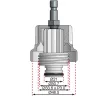 BGS technic #19 adapter: Toyota, a BGS 8027 / BGS 8098 radiátor nyomásellenőrző készlethez (BGS 8027-19)
