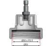 BGS technic #6 adapter: Ford, Mercedes, Porsche és más típusok, a BGS 8027 / BGS 8098 radiátor nyomásellenőrző készlethez (BGS 8027-6)