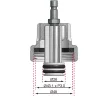 BGS technic #7 adapter: Renault, Saab és más típusok, a BGS 8027 / BGS 8098 radiátor nyomásellenőrző készlethez (BGS 8027-7)