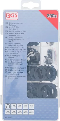 BGS technic Metrikus E-klip készlet 300 részes (BGS 8039)