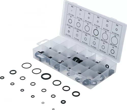 BGS technic O-gyűrű készlet , 225 részes, 3-22mm (BGS 8044)