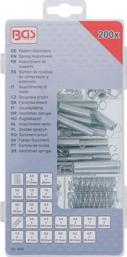BGS technic Rugó készlet 200 részes (BGS 8047)