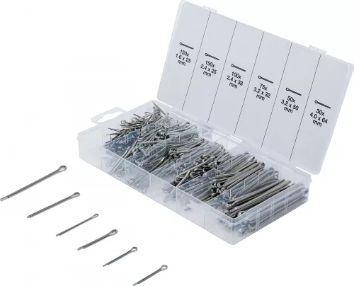 BGS technic Sasszegkészlet | nemesacél | Ø 1,6 - 4,0 mm | 555 darabos (8048-1)