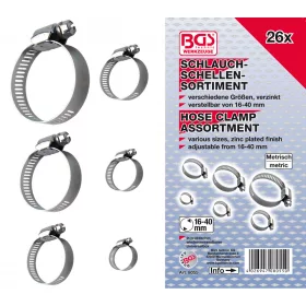 BGS technic 26 részes csőbilincs készlet (BGS 8055)